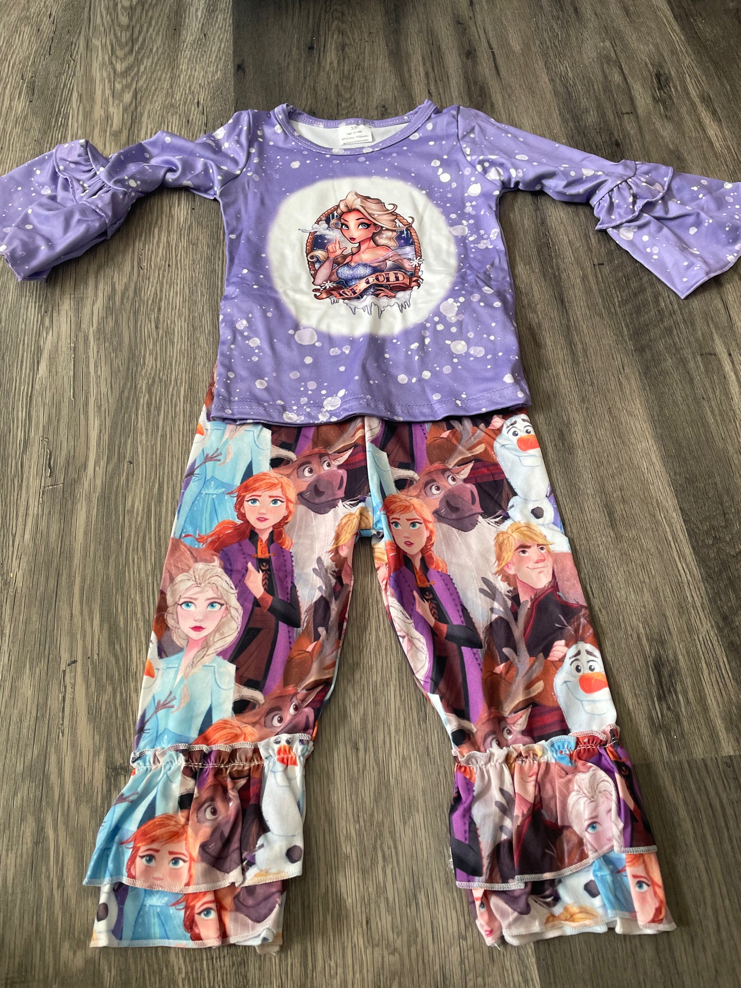 Ice Cold Ruffle Pant Set RTS