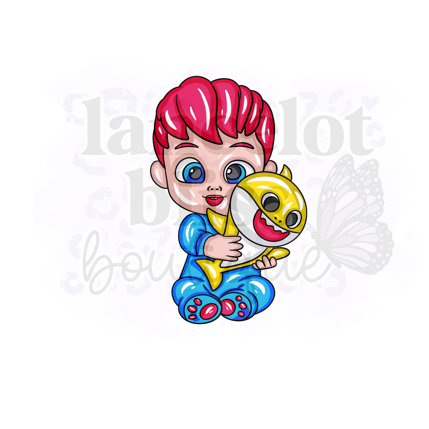Shark Family Baby Clip Art