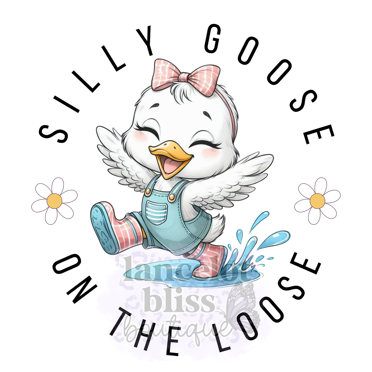Girl Silly Goose On The Loose PNG