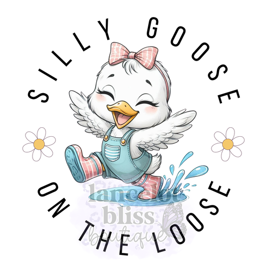 Girl Silly Goose On The Loose PNG