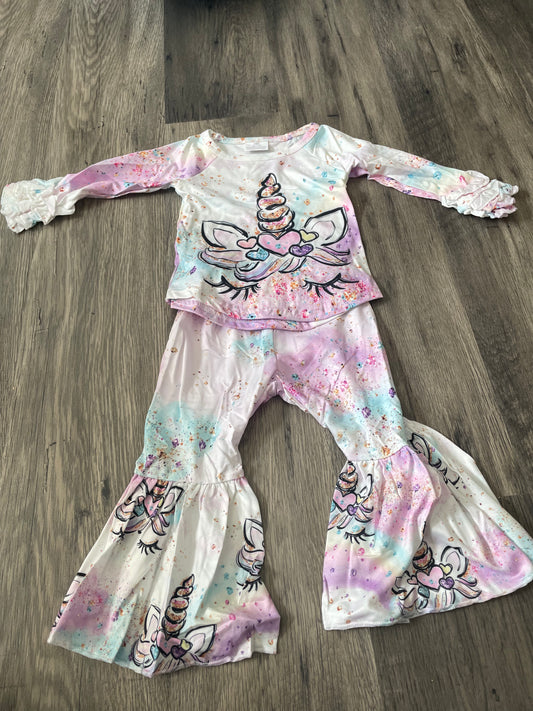 Ruffle Unicorn Bell Set RTS