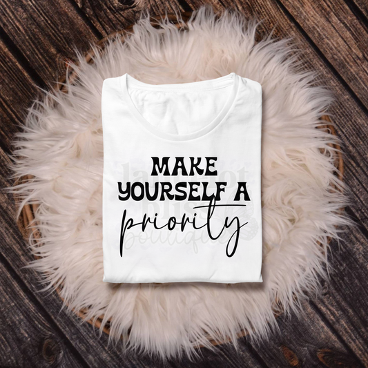 Make Yourself A Priority PNG