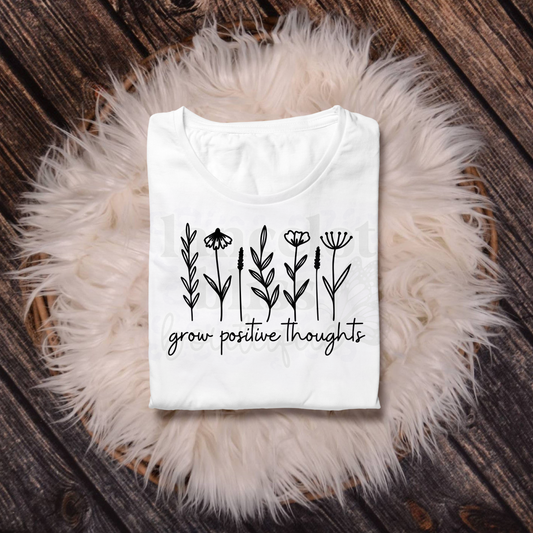Grow Positive Thoughts PNG