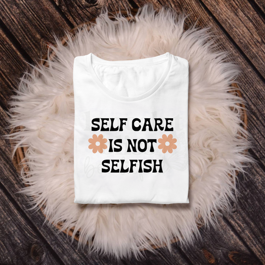 Self Care Is Not Selfish PNG
