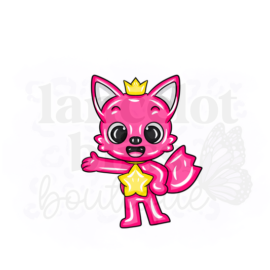 Shark Family Pink Fox Clip Art