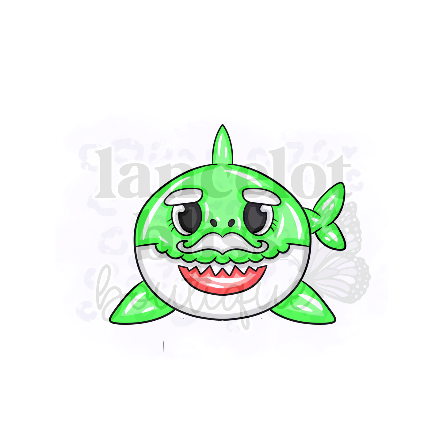 Shark Family Grandpa Clip Art