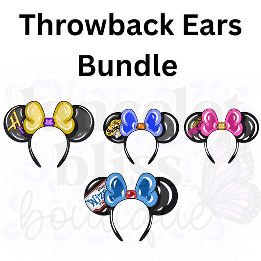 4 Throwback Ears Clip Art Bundle