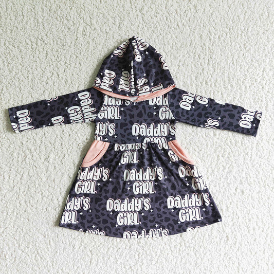 Leopard Daddy's Girl Hooded Dress Closes 9/7/25