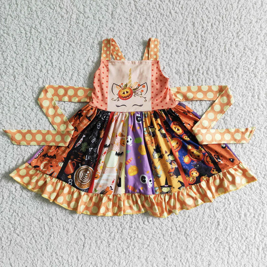 Unicorn Halloween Tie Dress Closes 9/7/25